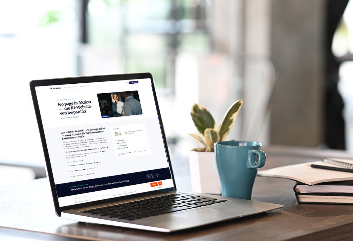 leopard_ki's tweet photo. leo page 5.0 ist online: eine KI-Website, die wie eine normale Website aussieht, Nutzer per Nachfragecluster führt, exakte Produktdaten statt Schätzungen nutzt und auf Wunsch agentisch handelt. Jetzt ausprobieren: https://t.co/2sC67dUFkG  #B2B #KI https://t.co/w0rFqnkldy