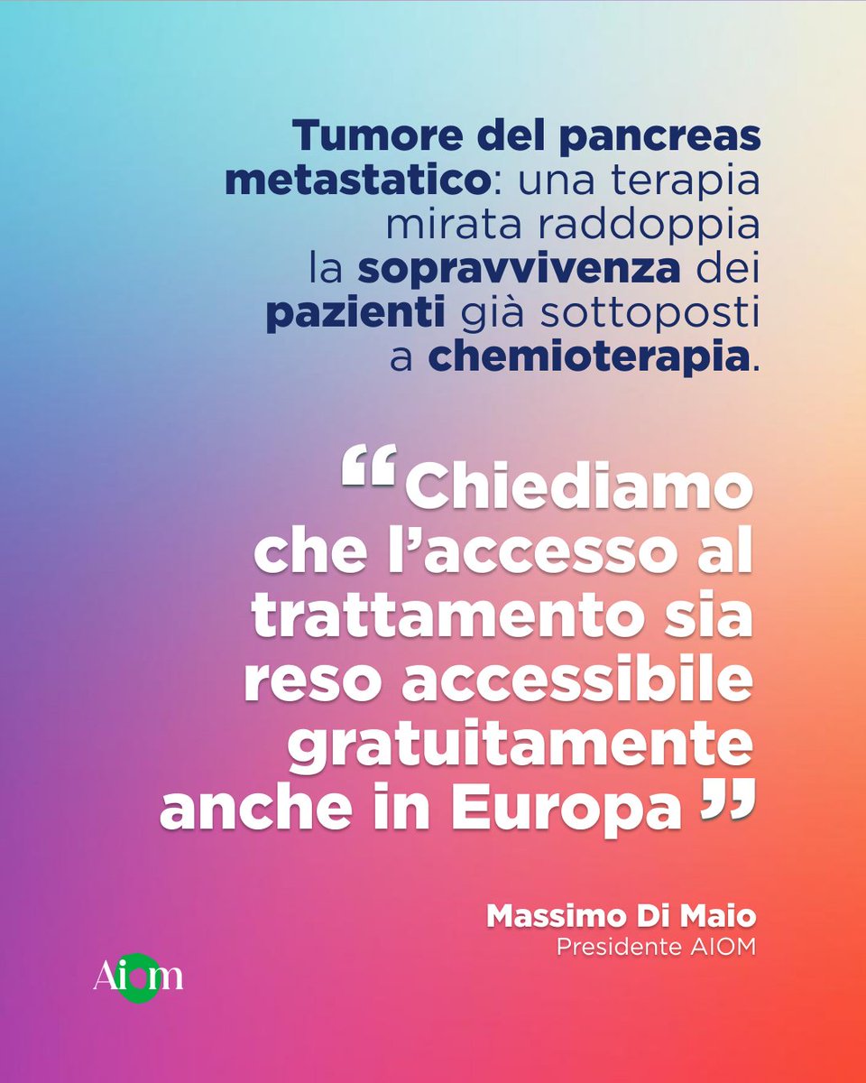 AIOMtweet's tweet photo. Massimo Di Maio, Presidente #AIOM: "I pazienti non possono aspettare".

L'articolo: https://t.co/LWeC09bLUp

@MassimoDiMaio75 

#tumoredelpancreas https://t.co/aGPpwGYHsb