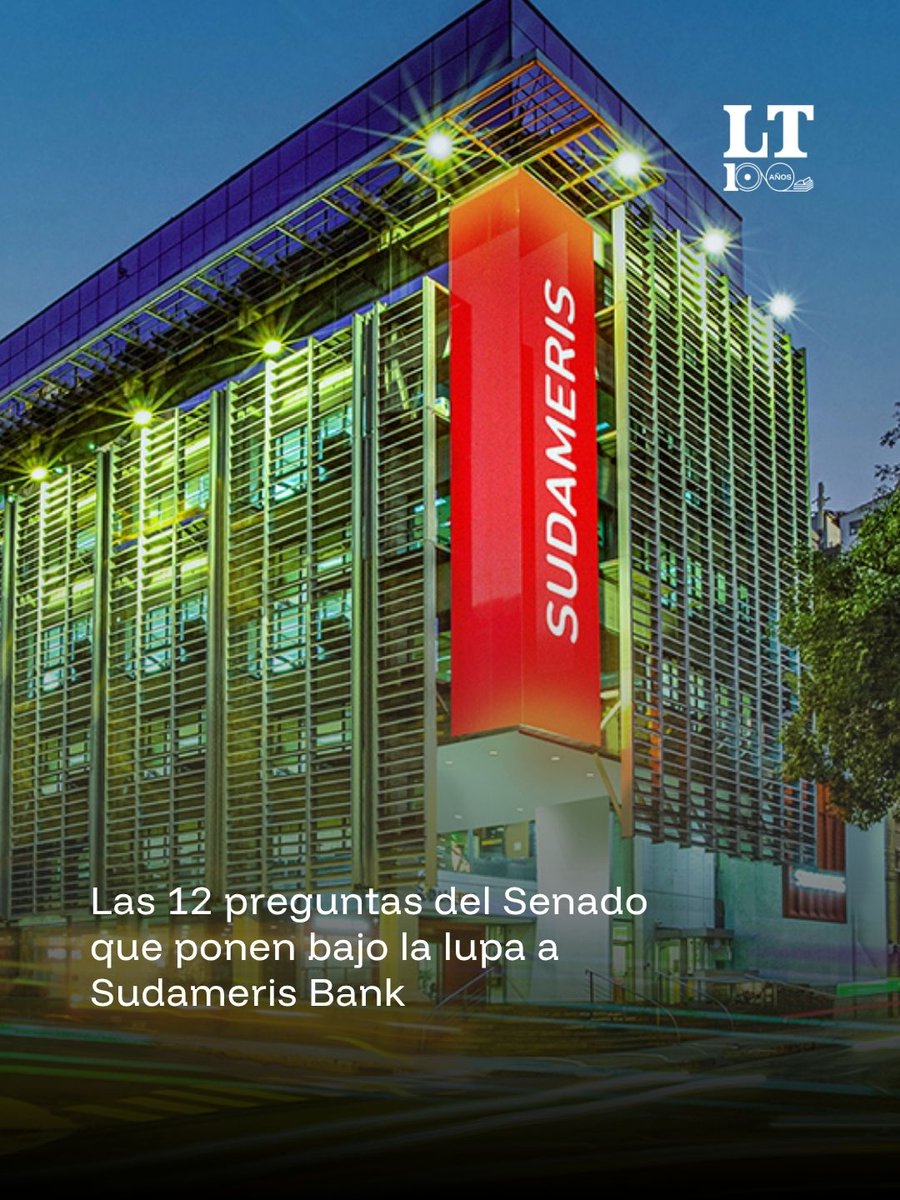 TribunaParaguay's tweet photo. Las 12 preguntas del Senado que ponen bajo la lupa a Sudameris Bank

La absorción del banco Regional por Sudameris Bank dejó una serie de interrogantes que ahora aparecen en detalle en el pedido de informes remitido por el Senado al Banco Central del Paraguay (BCP). El documento pone el foco en aspectos de la operación que van desde las condiciones excepcionales concedidas durante la fusión hasta el cumplimiento de los compromisos asumidos y el tratamiento de la estructura patrimonial del banco.

#LaTribuna #LaTribunaParaguay