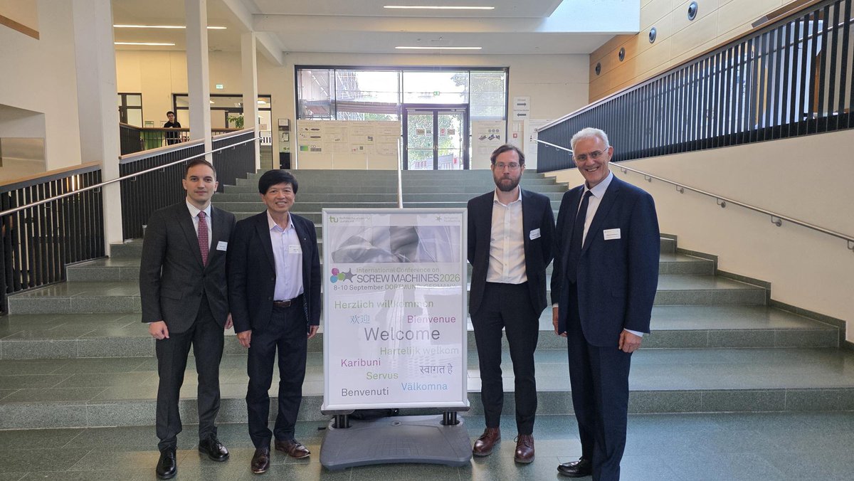 PDMAnalysis's tweet photo. That’s a wrap on #ICSM2026!

Despite flight cancellations leaving us with just 1 day at TU Dortmund, we made the most of it.

It was great discussing the latest in screw machine simulation and design, &amp; share developments in SCORG.

Thanks to the organisers, until next year! https://t.co/BfxjxG9RmP