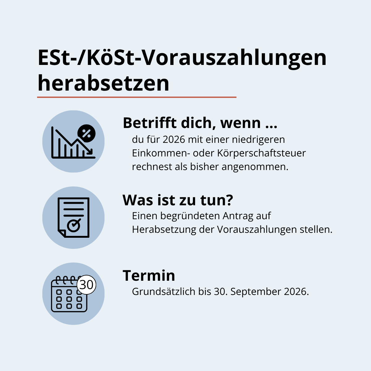 GetFreeFinance's tweet photo. Der 30. September 2026 ist für viele Selbstständige und Unternehmen ein relevanter Stichtag.

Nicht jede Frist betrifft jedes Unternehmen. Wenn einer der Punkte auf deine Situation passt, solltest du prüfen, ob vor dem 30. September noch etwas zu erledigen ist. https://t.co/MJLS86myLa
