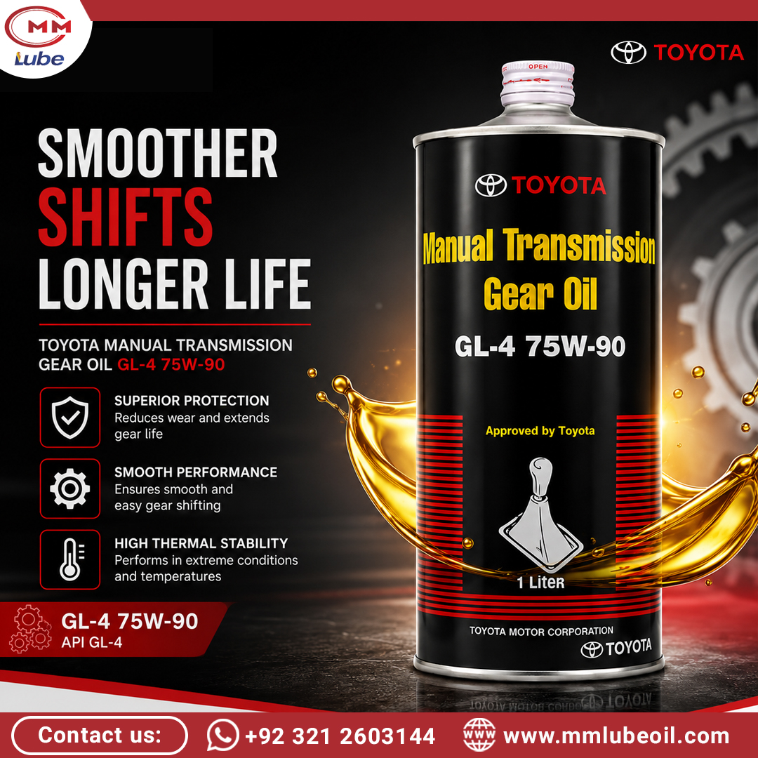 ChuMatsuilm's tweet photo. Smooth shifting starts with the right protection. Toyota Manual Transmission Gear Oil GL-4 75W-90 supports smooth operation and reliable transmission protection. Genuine Toyota performance, built for your transmission. https://t.co/q31MKozkpn