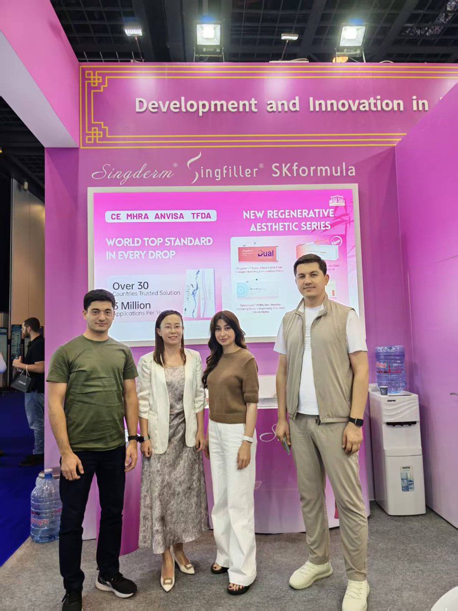 singclean's tweet photo. Three days. One booth. Countless conversations. 📷
Singderm at Dubai Derma 2026 was more than a showcase. It was a meeting of minds, a shared pursuit of precision and beauty.
Until next time. 📷
#Singderm #DubaiDerma2026 #AestheticMedicine #MiddleEastAesthetics https://t.co/5ZDUEKIcrj