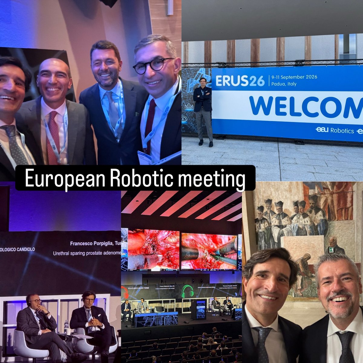 dr_romero_otero's tweet photo. Saying good bye to #ERUS26 we are living amazing times in #robotics:
-Múltiple platforms
-Single Port
-Telesurgery
-Artificial Inteligence
Congrats to @AlbertoBreda1 @fabriziomoro
And to all @Uroweb https://t.co/tUdmejaGPr