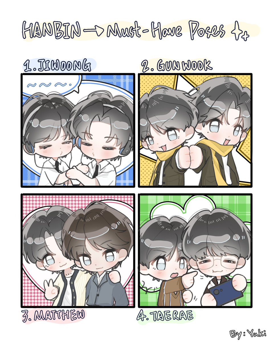 yu_kiAut's tweet photo. “🐹”Always the same iconic poses with “🐈‍⬛🐷🦊🐥”
#성한빈 #SUNGHANBIN
#ZB1fanart https://t.co/UmnZr5Mvmr