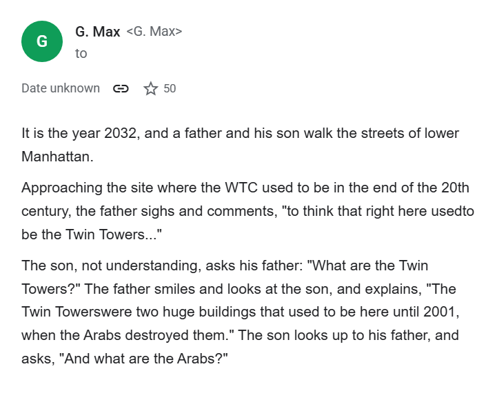 sneako's tweet photo. Ghislaine Maxwell poem written right after 9/11 found in the Epstein files fantasizing about Arab genocide https://t.co/MqqkBNMMOH