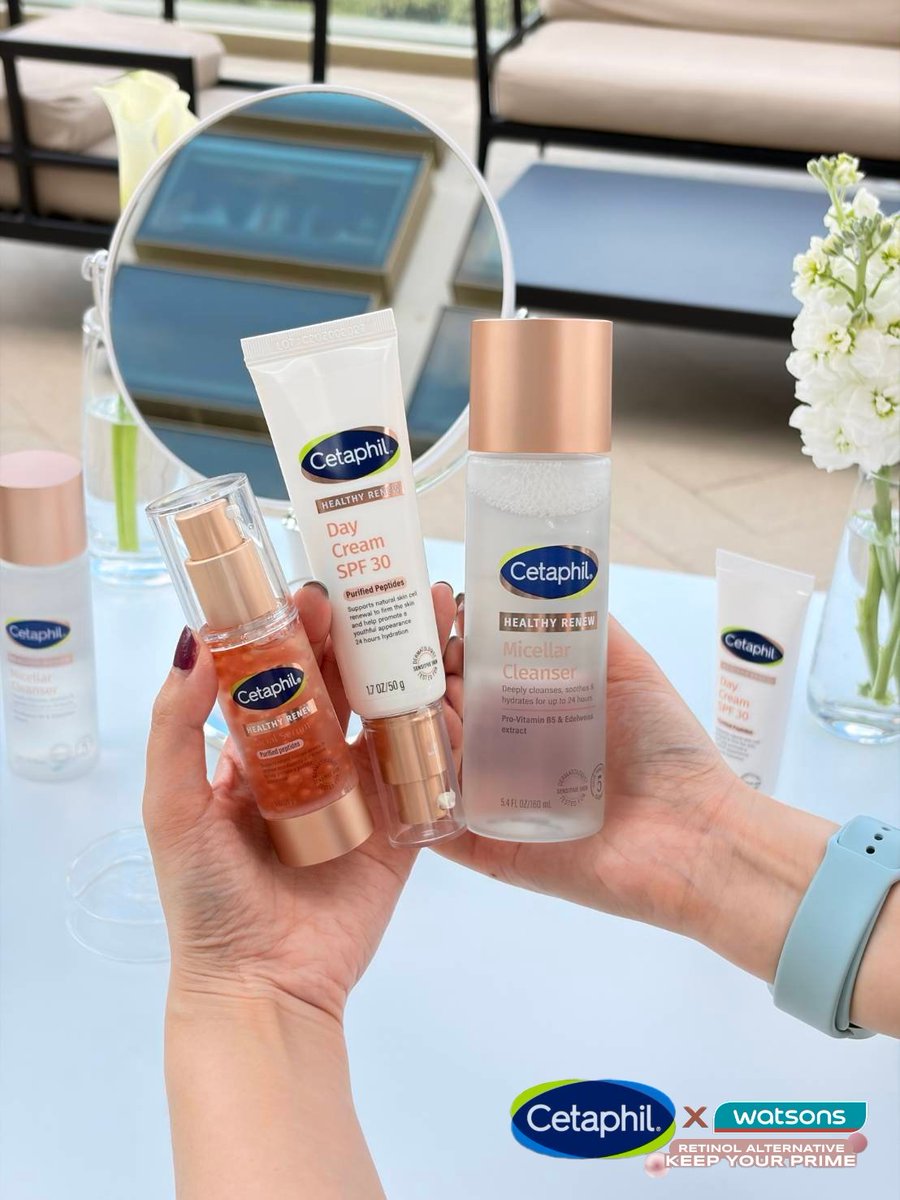 WatsonsThailand's tweet photo. พร้อมมี Healthy Skin แล้วรึยัง? กับ #Cetaphil Healthy Renew Skincare มาครบทั้งคลีนเซอร์ เซรั่ม และเดย์ครีม พบกันที่วัตสันก่อนใคร เร็วๆ นี้!!

#รีวิววัตสัน #วัตสันชี้เป้า #วัตสันป้ายยา https://t.co/6QQesSJv07