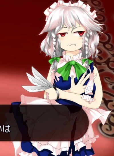 Darkelf_ff14's tweet photo. 原作の咲夜さんかわいい https://t.co/7RCOyw2OZq