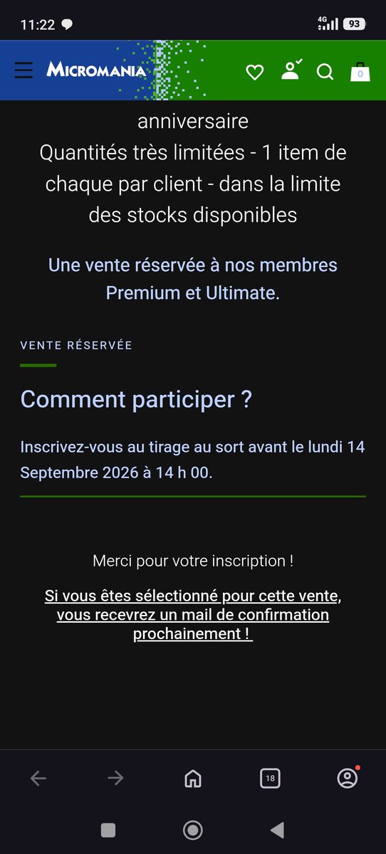 fredshield's tweet photo. @Micromania_Fr Effectivement, ça a été mis à jour ! Merci ! https://t.co/KdCxWhZVBC