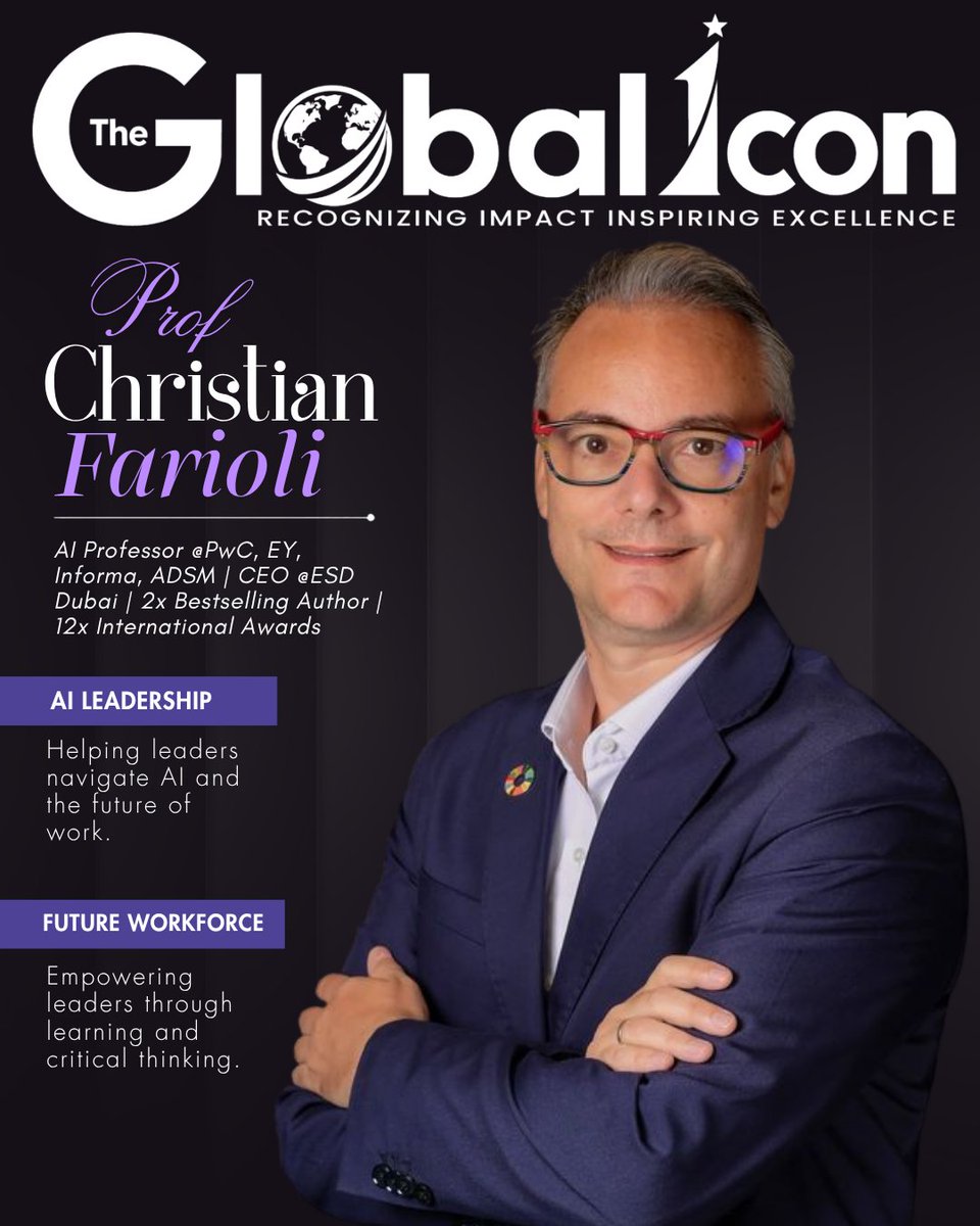 the_globalicon's tweet photo. 🤖🌍 The future of work won’t be defined by AI alone, but by the leaders who know how to work alongside it.

📖 Read the full exclusive feature: 
🔗https://t.co/YnEdXkeLAU

#ChristianFarioli #AI #ArtificialIntelligence #FutureOfWork #DigitalEmployees #Leadership https://t.co/Ao5xcf7ccV