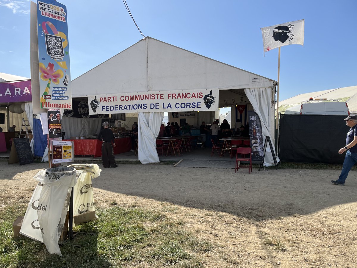 MStefanipcf2b's tweet photo. Fête de l’Humanité 2026 le stand de la Corse est ouvert https://t.co/11YtiefozO