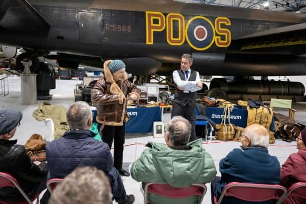 RAFMUSEUM's tweet photo. ✈️ Calling London #U3A groups!

Join us at RAF Museum London on 2 October for a special History Day. Explore Historic Hendon, aircraft conservation, archive treasures, Bomber Command kit and highlights from our aircraft collection.

🎟️ £15 per person | Groups up to 30
Full details at: https://t.co/CS1fLOUCpb