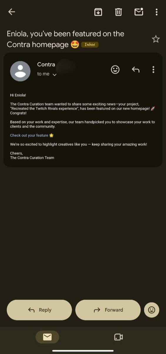 Niol_Strategies's tweet photo. Remember Twitch Rival, the game studio website I designed in @readymag, inspired by a game studio I came across?? 

It got featured in Contra’s Standout Projects 🥹 

Definitely one of those little wins that makes you want to keep creating.

#readymagdesigner #lowcodedeveloper https://t.co/B4mynifbLK