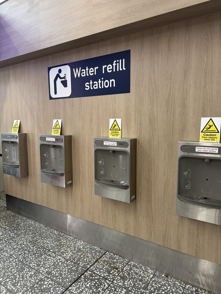 BoyanSlat's tweet photo. Every time I visit the UK I’m struck by the vast amount of health and safety signage cluttering public spaces. It’s not just ugly, but it probably makes you ignore any safety message that is genuinely important. https://t.co/foRpijLd3j