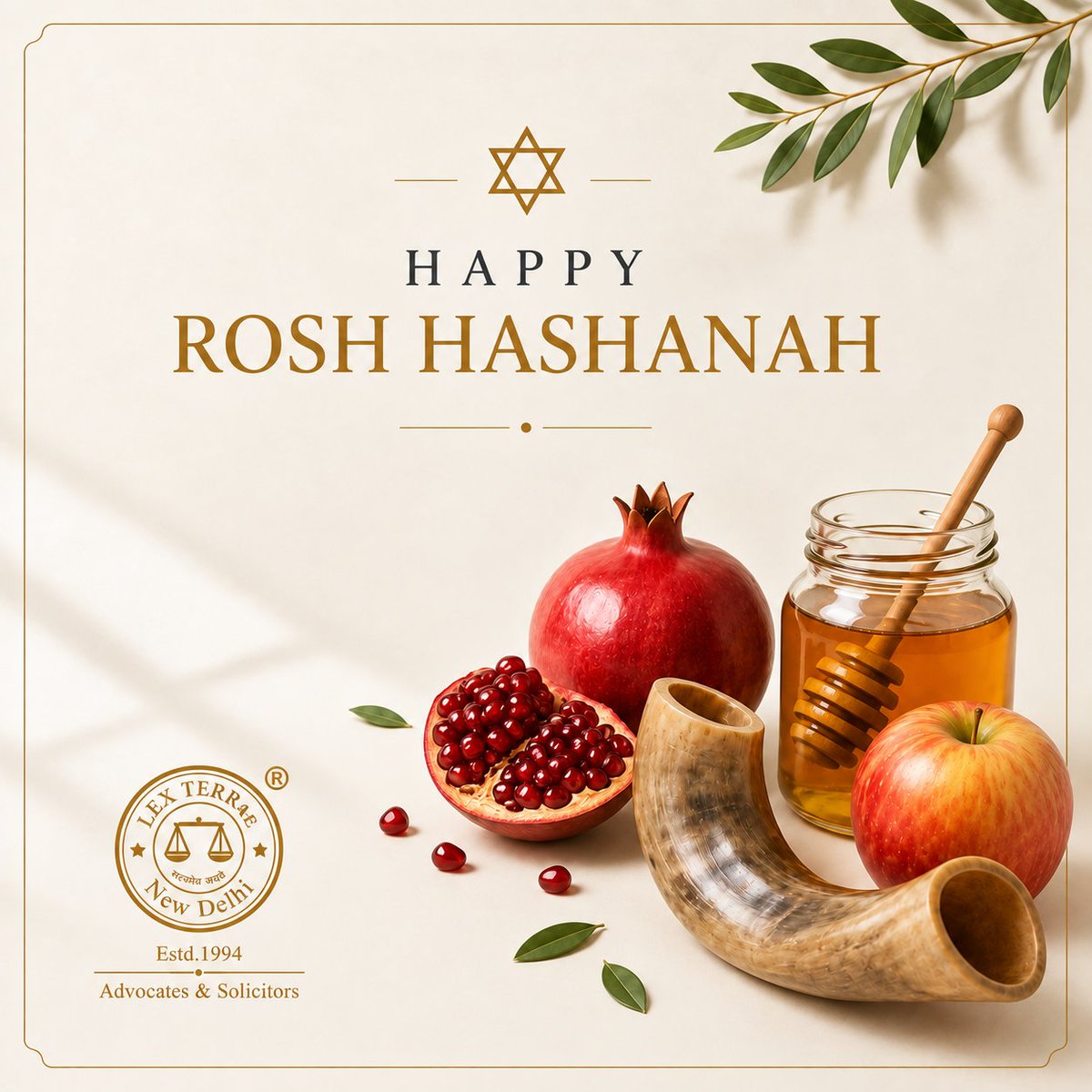 2LexTerrae's tweet photo. Warm wishes from Lex Terrae Team.

#RoshHashanah #RoshHashanah2026 #ShanahTovah #GoodYear #JewishNewYear #CulturalHeritage #CulturalDiversity #Peace #Prosperity #NewBeginnings #FestiveGreetings #LexTerrae

@MinOfCultureGoI @MEAIndia @IsraelinIndia @2LexTerrae @toajaytyagi @totyagiakash @NikunjAroraa @Sheetal01474473