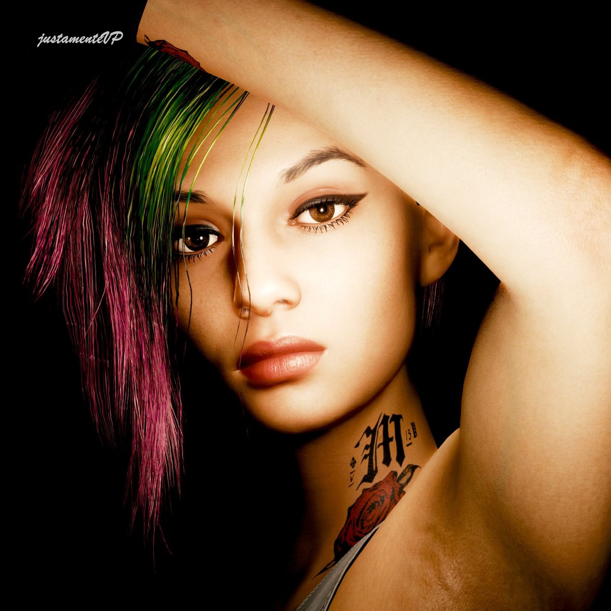 JustamenteVP's tweet photo. Judy Alvarez #Cyberpunk2077 #ThePhotomode #VirtualPhotography https://t.co/872zNExe9V