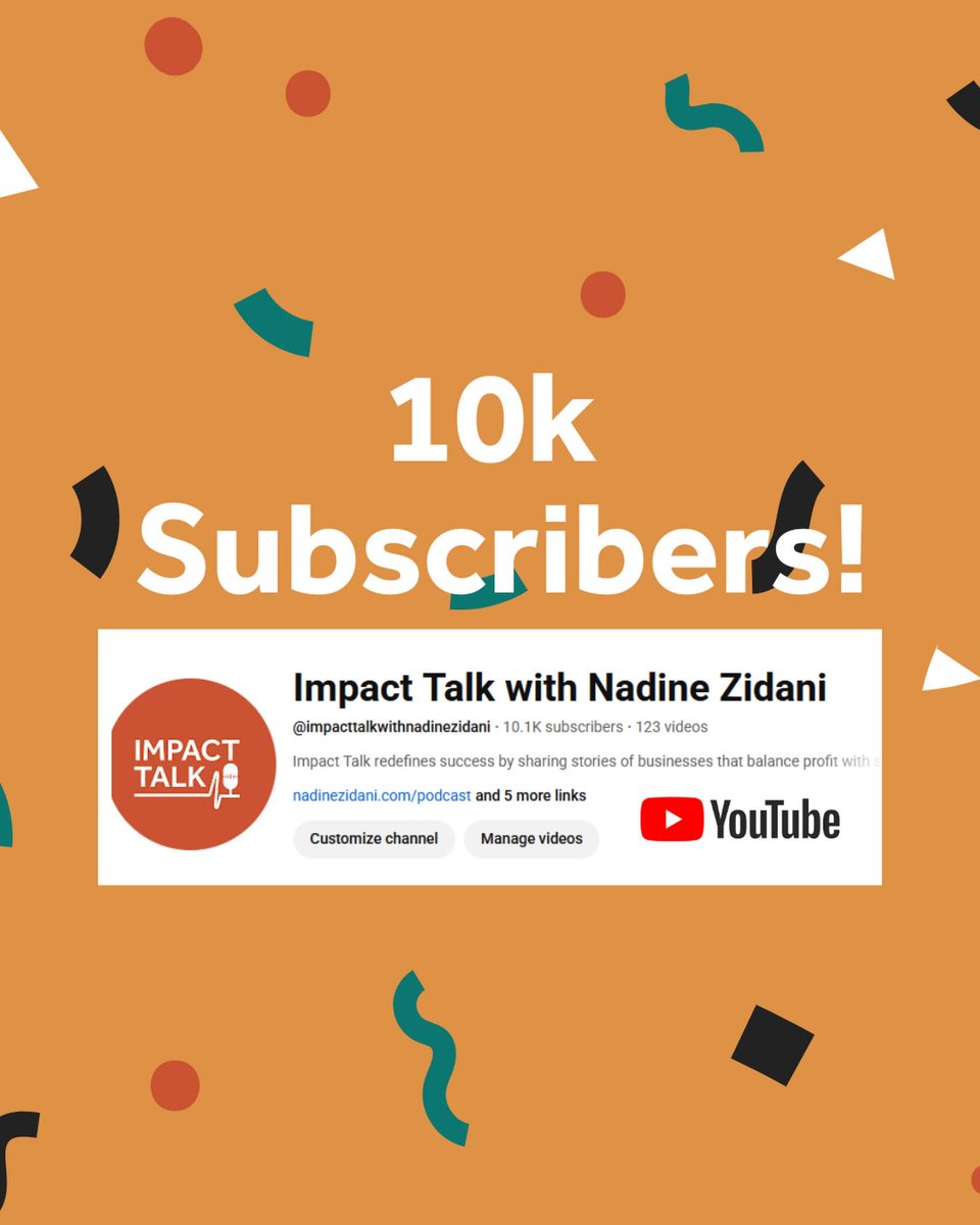 RenettaVogvec's tweet photo. 10K! A heartfelt thank you to every listener, guest, and changemaker who joined us. Here’s to amplifying impact, one conversation at a time. https://t.co/ZiORwkowaj