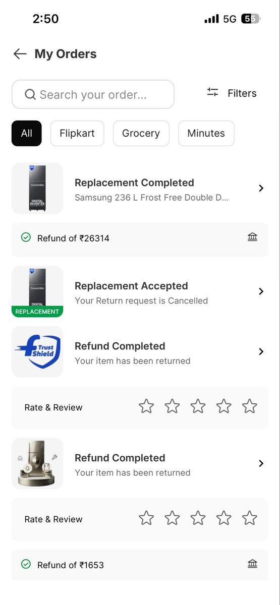 yourgamedoc's tweet photo. Will be filing a consumer court complaint against @Flipkart tomorrow if they dont provide any satisfactory response I ordered a fridge on 23aug and on 11sept they initiated a refund and i will get it on 17thsep they wasted my 15-20 days and my mental peace is gone. https://t.co/897GHVyPKb