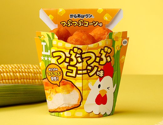 snoopysaisin's tweet photo. 9月15日よりローソンから『からあげクン　つぶつぶコーン味』が新発売されます✨

※ローソン公式サイトより引用 https://t.co/A9cC3nkEbC