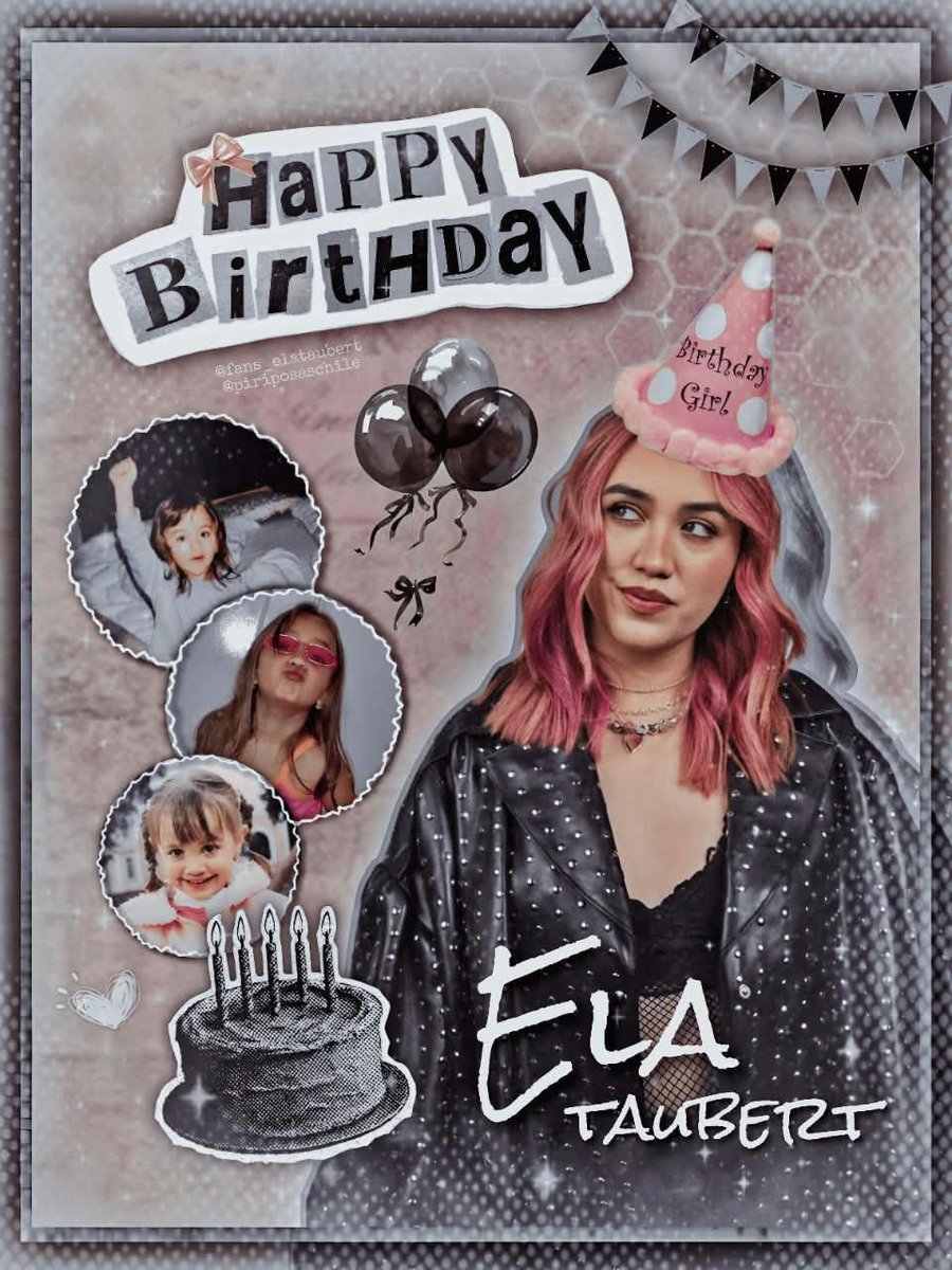 PiriposasChile's tweet photo. Hoy cumple años nuestra querida Bestie Ela Taubert 🩷🎂

Te conocimos en momentos vulnerables y te convertiste en nuestro refugio. Tu música, tu talento y tu enorme calidad humana conquistaron nuestros corazones. 🦋 https://t.co/invJiJBkg9