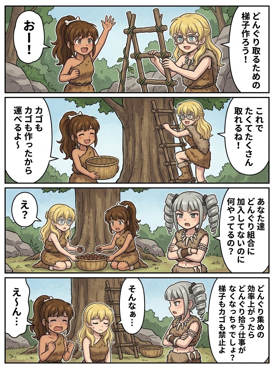 Eku_Haijima's tweet photo. もし、どんぐり組合があったら… https://t.co/F2NeJ79dhv