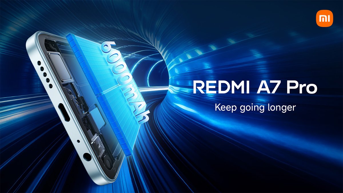 Xiaomi_Pakistan's tweet photo. Conquer your busiest days without missing a beat thanks to the massive 6000mAh battery inside the #REDMIA7Pro! Keeping you powered from morning until night.
Buy now:
Mistore: https://t.co/6BhsVUvZLW
Xiaomi Sale: https://t.co/hy9AE5qvSx
Corecart: https://t.co/nqan8Z9dld https://t.co/7mOymexS0Q