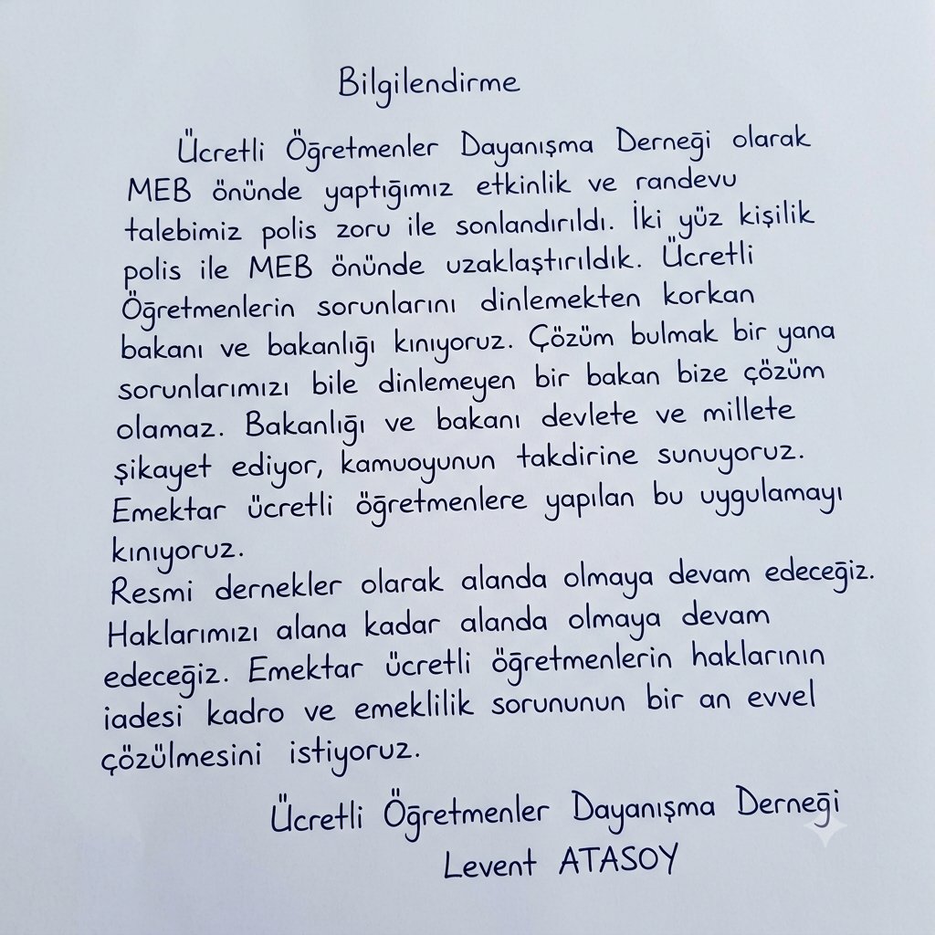 cretliretmenle3's tweet photo. Bilgilendirme https://t.co/ROjrPDaDxm