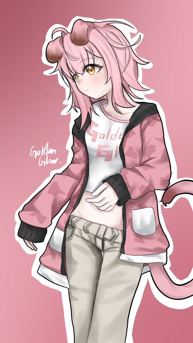 Hanlucat's tweet photo. #アークナイツ 粉色猪咪 https://t.co/blNVTfrprJ