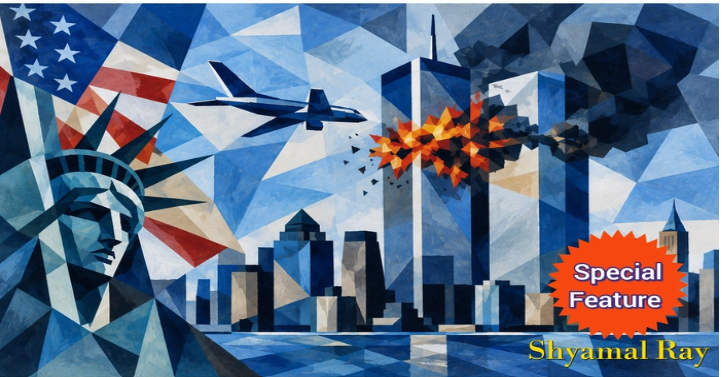 thepbdesk's tweet photo. Twenty-Five Years After 9/11: History's Long Return. Read more: https://t.co/m9HqWRb0Tf #WorldTradeCentreAttack #alqueda #fukuyama #huntington #henrykissinger #USterrorattack #septemberterrorattack #twinwtctowers #osamabinladen #usunderattck #perspectivebytes #viraltrendingreels https://t.co/NFtc9ZwOKX