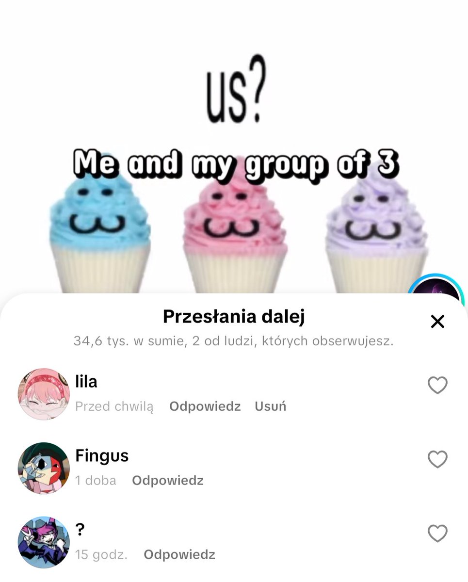 minimoniwoo's tweet photo. Zgadnijcie kto jest którą babeczka https://t.co/8w7TUXV53C
