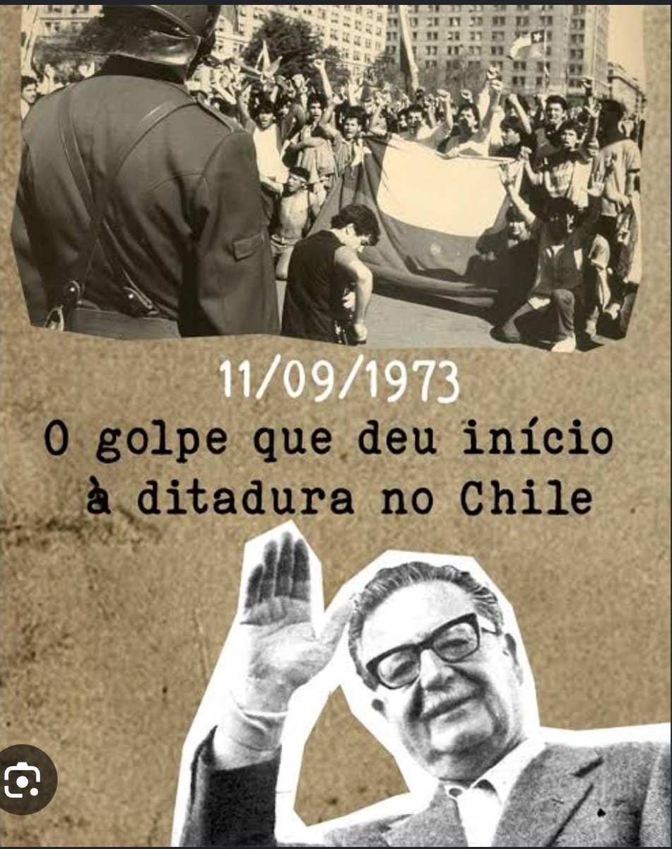 SpektarComm's tweet photo. Há exatos 53 anos, no dia 11 de setembro de 1973, as Forças Armadas, lideradas pelo general Augusto Pinochet, deram um golpe de Estado, que encerrou o governo socialista e democrático de Salvador Allende.

A ditadura destruiu a democracia chilena, acabou com o pluripartidatismo, dissolveu o Congresso, restringiu os direitos civis e políticos e violou os direitos humanos. 

O governo de Pinochet integrou a Operação Condor, uma aliança entre ditaduras da América do Sul e os Estados Unidos para assassinar opositores políticos.

 Relatórios oficiais dão conta de que mais de 40 mil pessoas foram vítimas dos militares, o que inclui torturados, mortos e desaparecidos. 

As principais vítimas foram políticos de esquerda, dirigentes sindicais, militantes e simpatizantes de partidos socialistas.