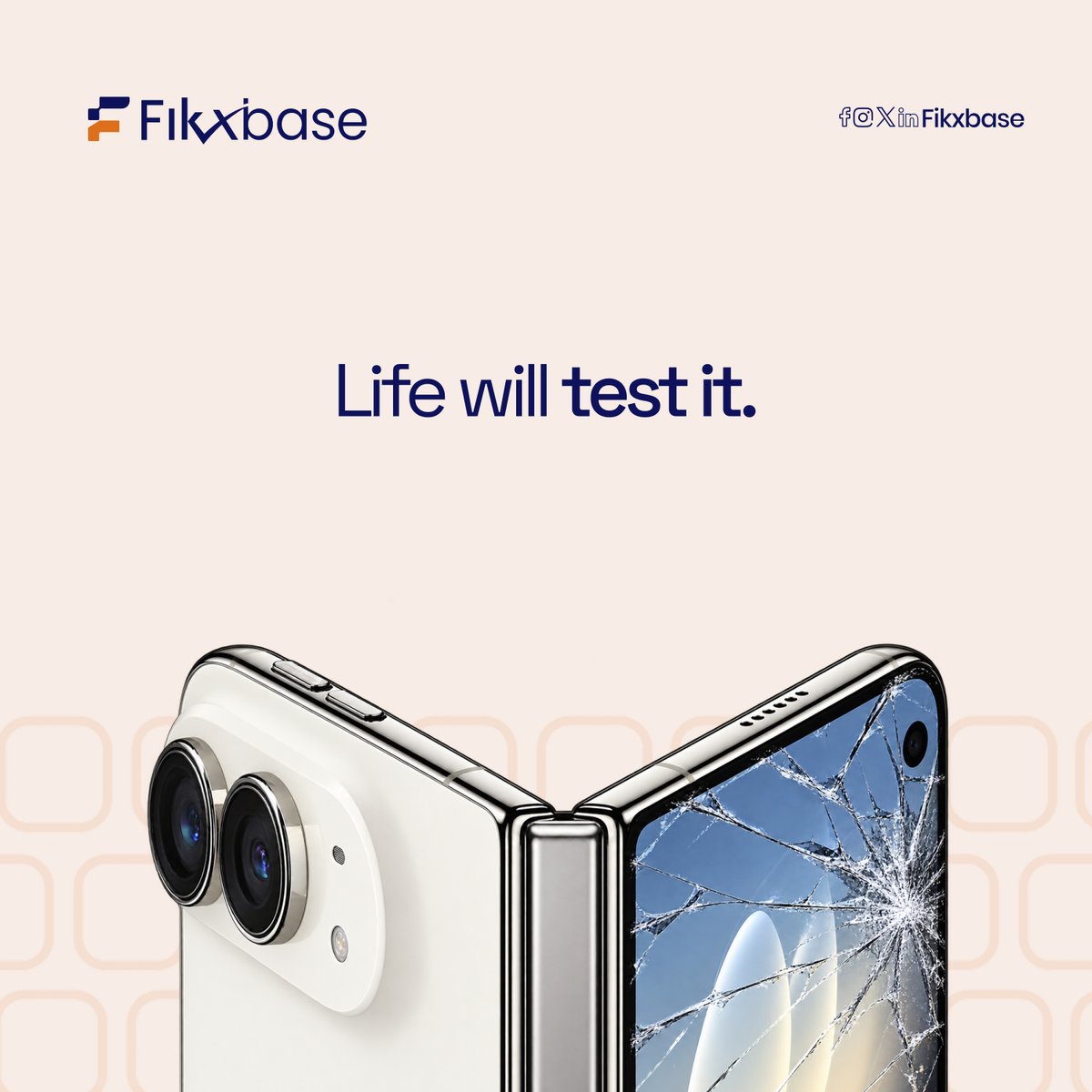Fikxbase's tweet photo. Life will test you with the usual chaos that comes with owning a phone this nice.
But whatever happens to it, Fikxbase will fikx it!
#Fikxbase #DeviceRepair #TechRepair #TechSolutions https://t.co/SFH87i98SF