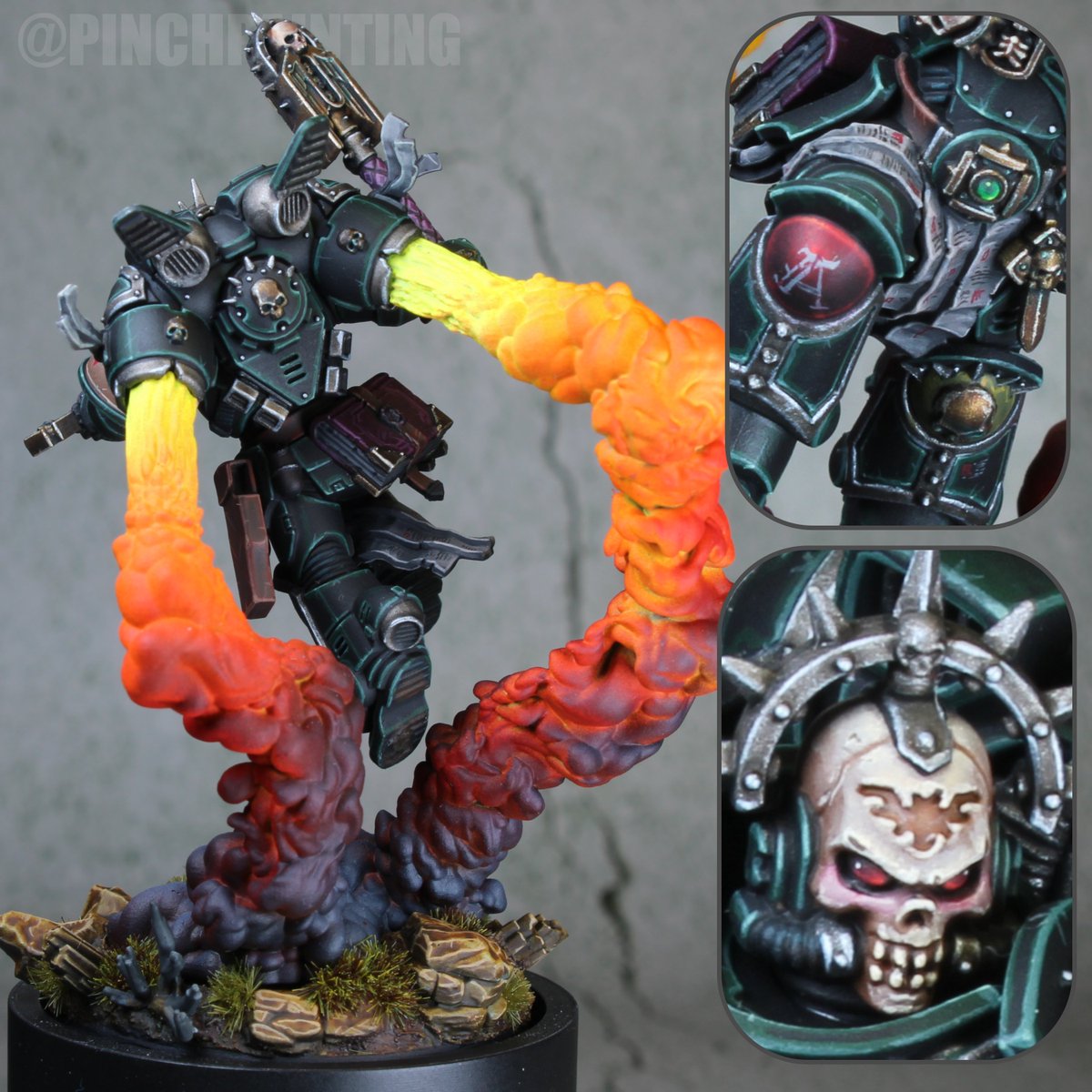 PinchPainting's tweet photo. Armageddon Jump Chaplain for my Dark Angel Successors. Only one armageddon model left!
#warhammer #40k #warhammer40k #warhammercommunity #paintcultist https://t.co/CvVNYREqNS