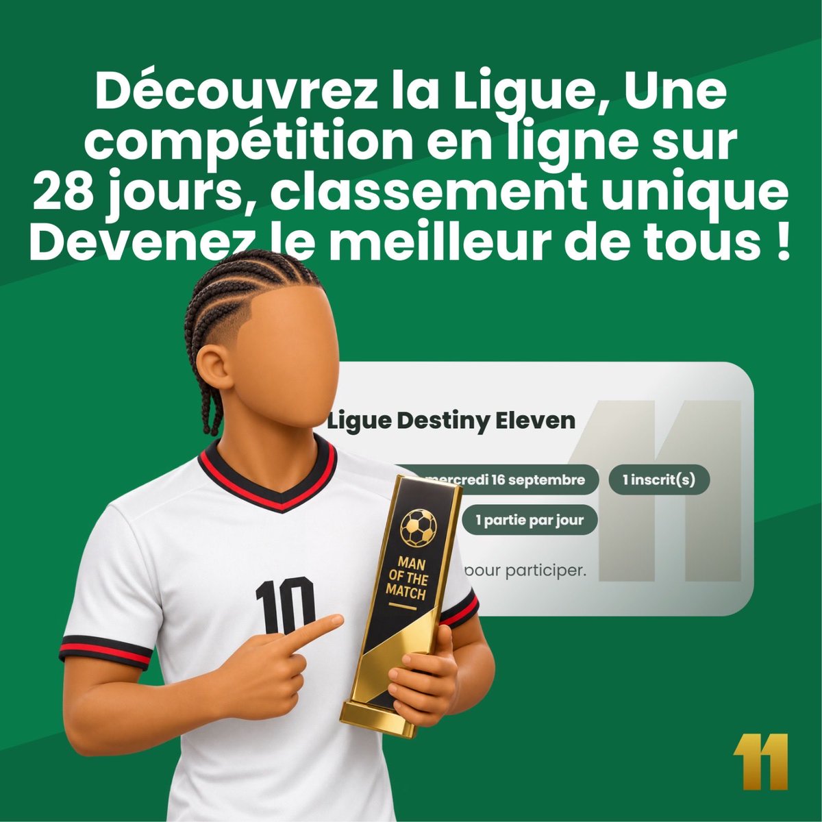 DestinyElevenn's tweet photo. 🚨 PLUS GRANDE MAJ DEPUIS LA CRÉATION DU JEU !! 🚨

- Ligue sur 28j avec classement online 🌐
- Nouveau mode Manager 👔
- Compte utilisateur avec sauvegarde 👤
- Nouveaux contenus 📦

➡️ https://t.co/WoP0ICqeBZ https://t.co/tiD7gndaLh