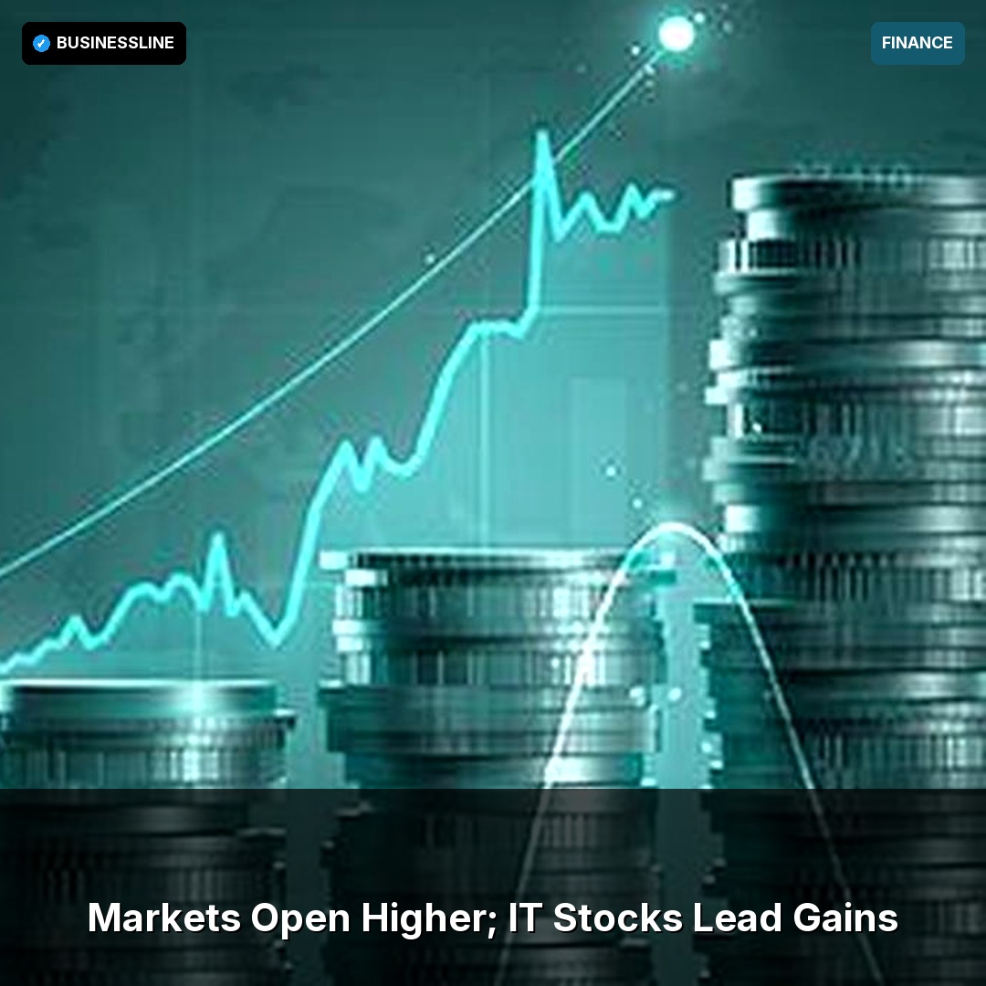 JeffereySh7h's tweet photo. Markets open higher, led by IT stocks. Investors await Fed Chair Warsh’s Jackson Hole speech for market direction. Source: BusinessLine https://t.co/Tl21DdQadB