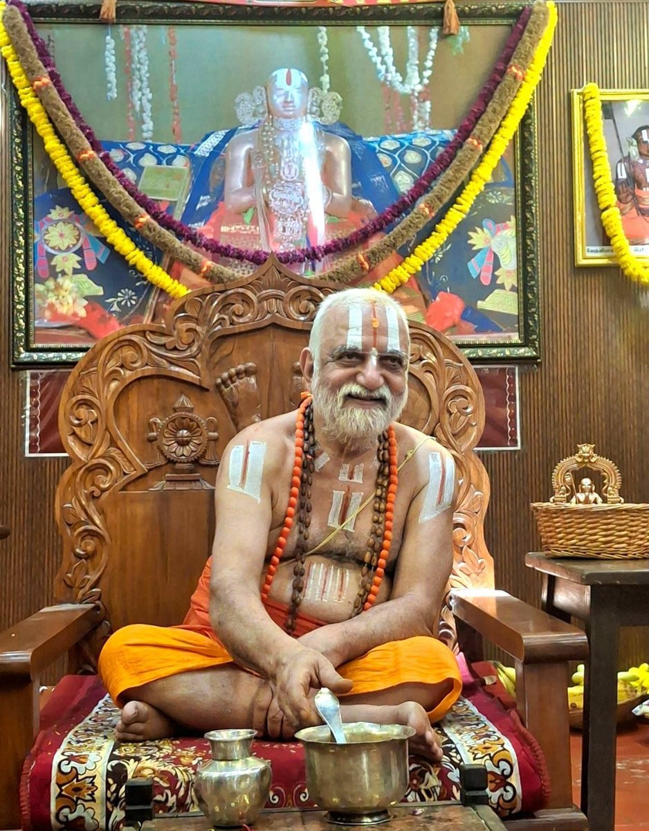 FCAACMA1976's tweet photo. 11.09.2026 
77th Thirunakshatra Celebrations of  
HH Sri Sri Yathiraja Jeeyar Swami   
@ Bangalore 
Sri Yadugiri Yathiraja Matam

Srimathe Ramanujaya Namaha!
Acharyan Thiruvadigale Sharanam! https://t.co/H8tBOlsjDH