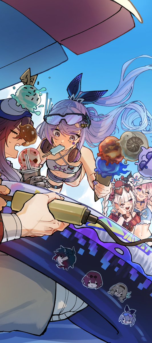 OBIBI1105's tweet photo. 情報量の多いバカンス🌻
 #HonkaiStarRail https://t.co/9JXUmunCwl