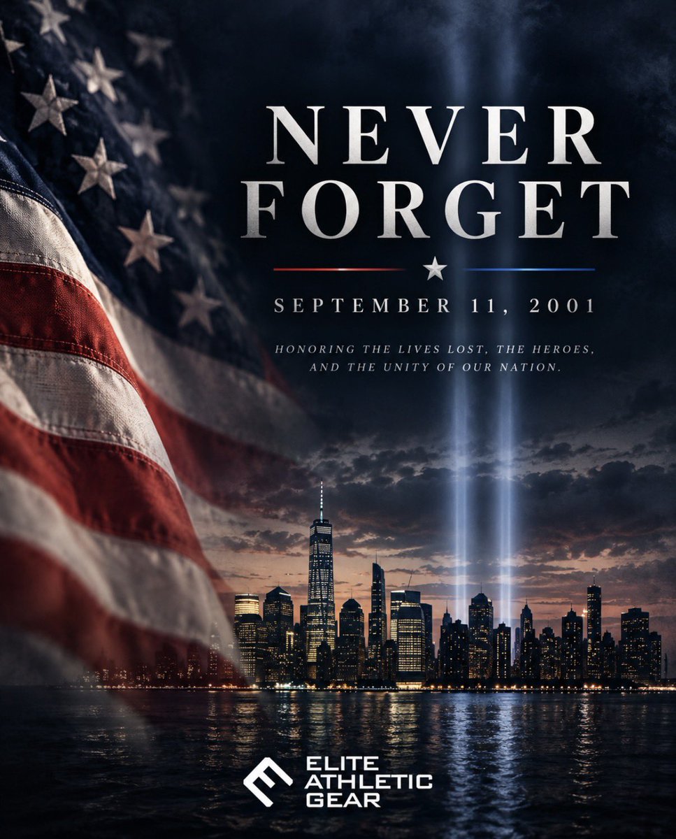 EliteAthGear's tweet photo. Never Forget. 🇺🇸❤️ https://t.co/Ie5YMvzF6R
