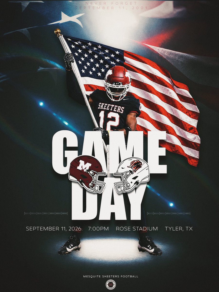 SkeeterRecruits's tweet photo. Tonight’s lights shine for a little more than football. 🇺🇸 #USVSUS

Tickets: https://t.co/4873Nc1wpo https://t.co/JfPwxPn8M2