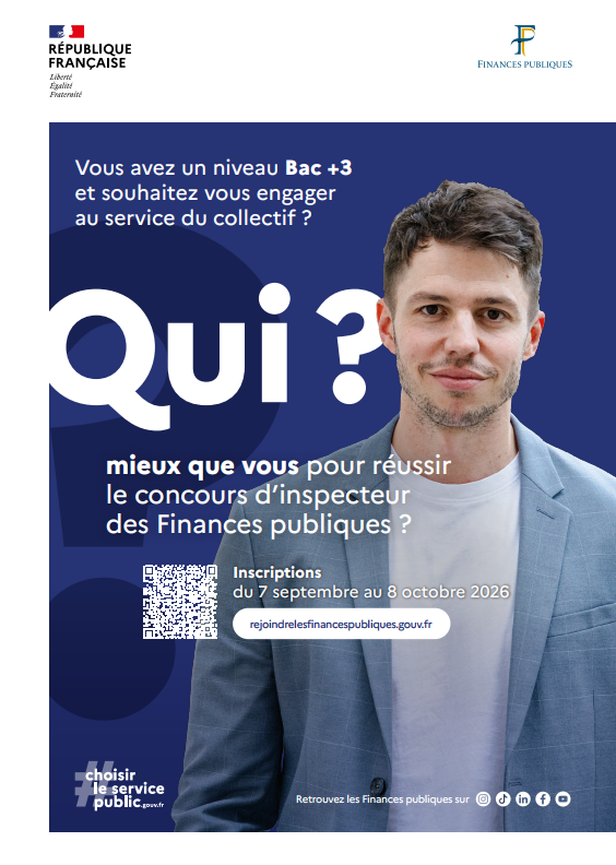 Image de Préfet de la Somme : #Emploi I Envie de rejoindre les Finances publiques ? 🚀

Les inscriptions aux concours externes 202