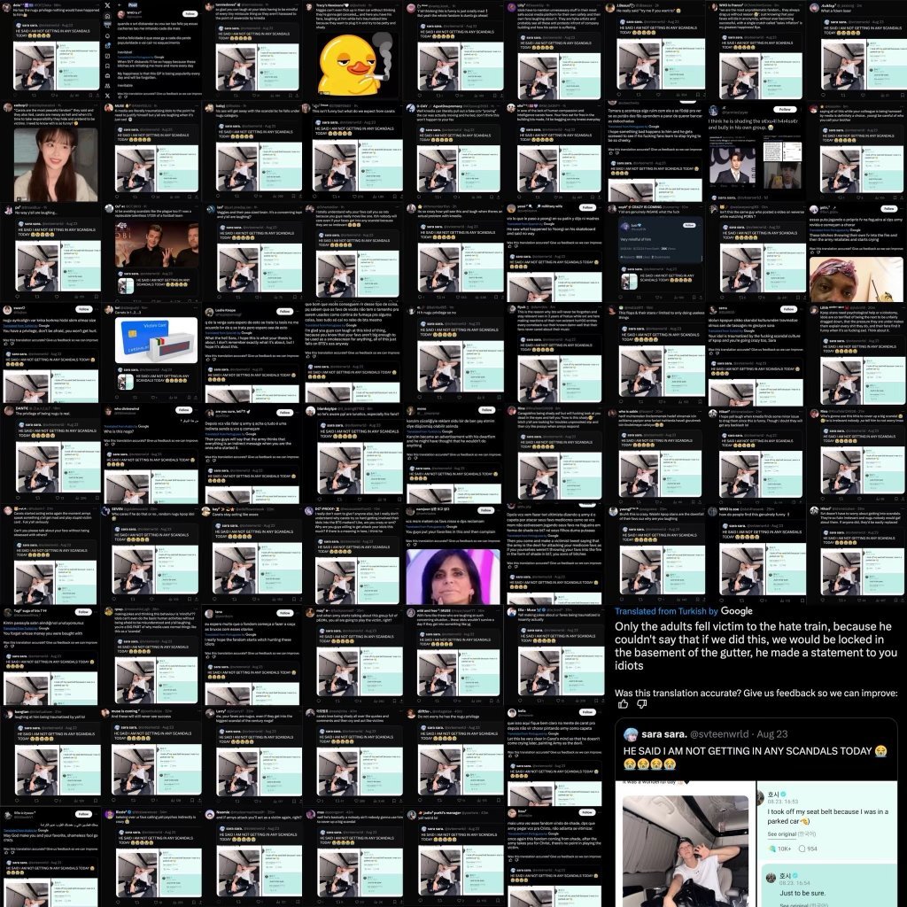Stutiyoon's tweet photo. armys in general including the ones with big following have always been after seventeen and other kpop groups but look at how y'all react when you get called out. https://t.co/nAnihL0IHx