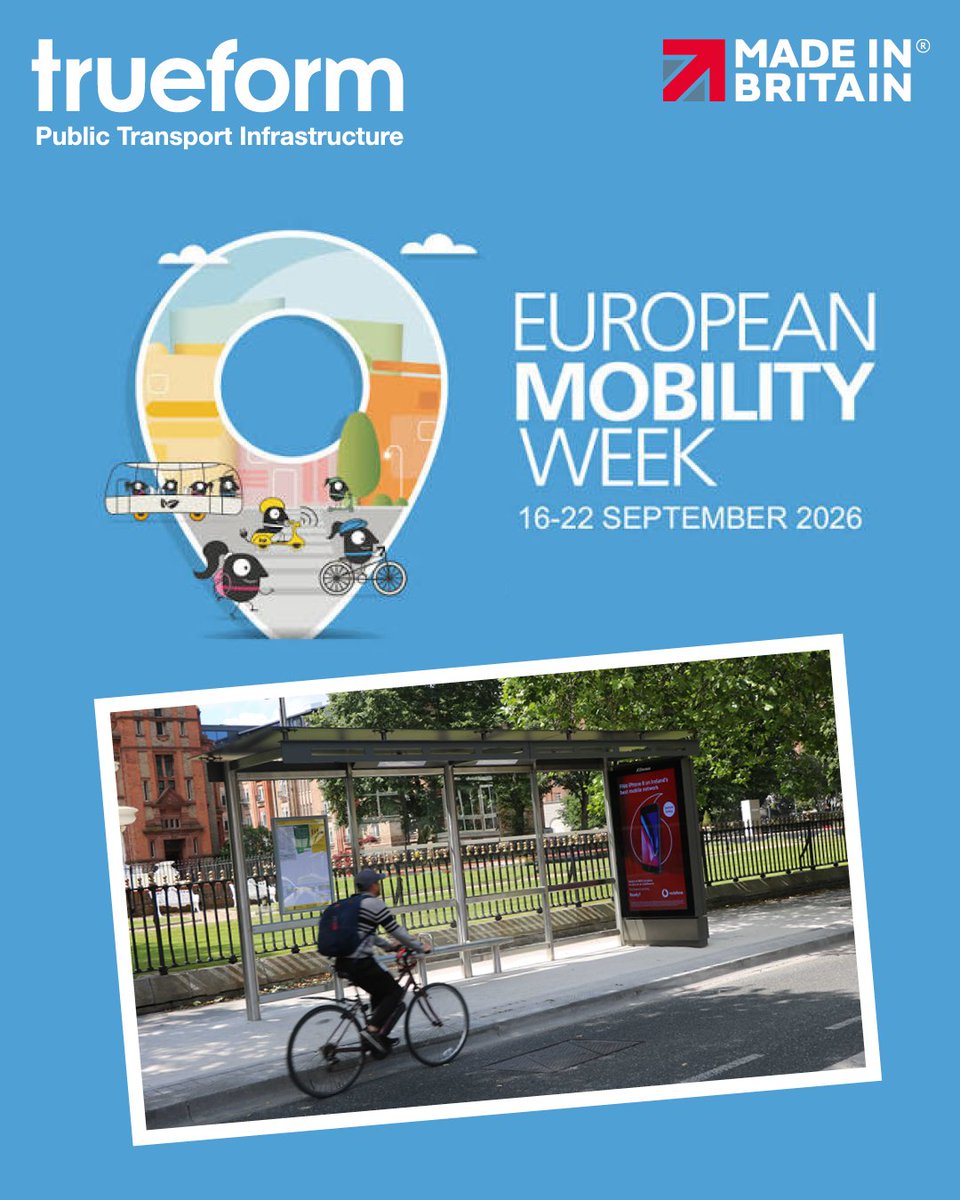 TrueformGroup's tweet photo. As #EuropeanMobilityWeek coincides with @BusUsersUK #CatchTheBusMonth , Trueform is proud to support accessible, inclusive &amp; welcoming passenger infrastructure, from #busshelters &amp; #wayfinding to passenger information 
https://t.co/d8JViiyCnR
#PublicTransport #Accessibility https://t.co/93etQRCqkB