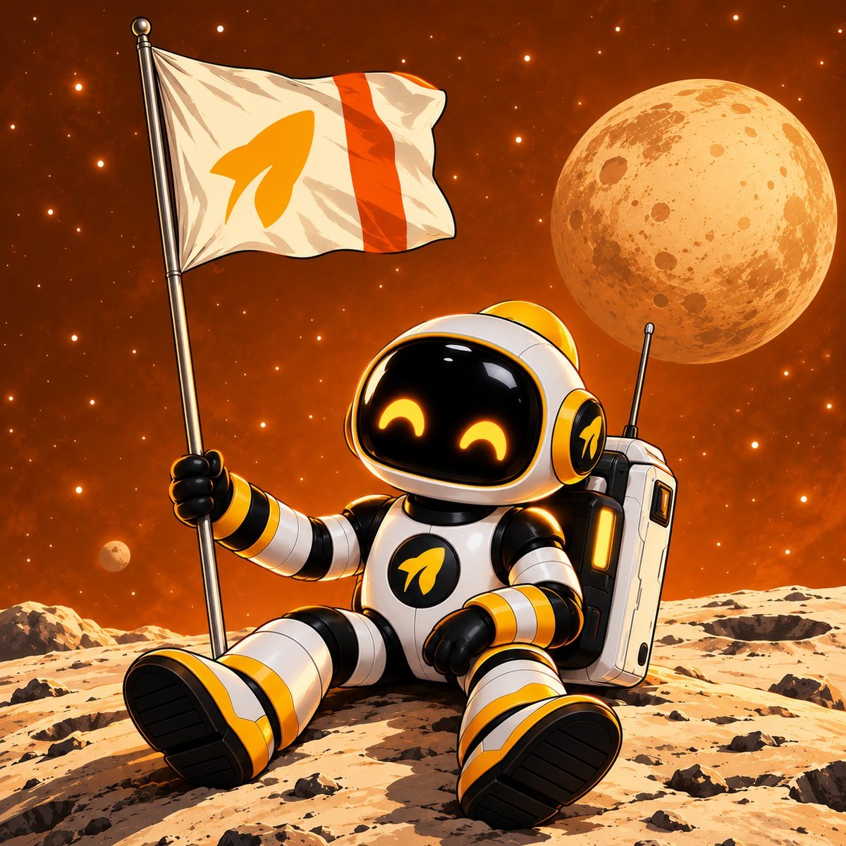 Tickr_BNB's tweet photo. The flag is planted. 🟧

Tickr is here to build, expand, and push what’s possible for token launches on BSC.

Every day, another update.
Every day, more infrastructure.
Every day, one step further.
We didn’t come this far to stop here.
The mission continues. 

$TICKR | https://t.co/bjBZPL7vNf