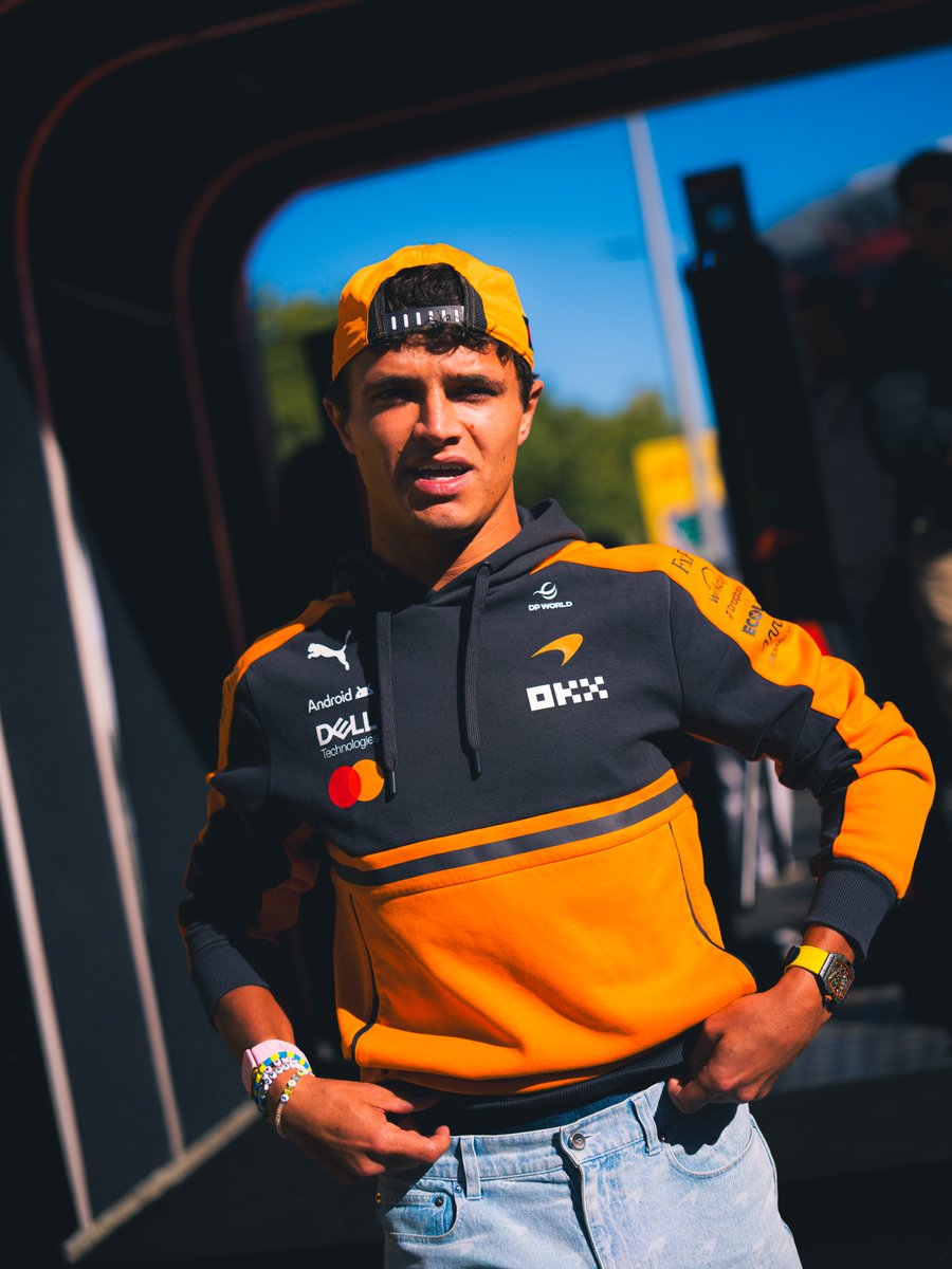 McLarenF1's tweet photo. Madring mornings with LN ✨

#McLarenF1 | #SpanishGP 🇪🇸 https://t.co/8fYSh1dLrE
