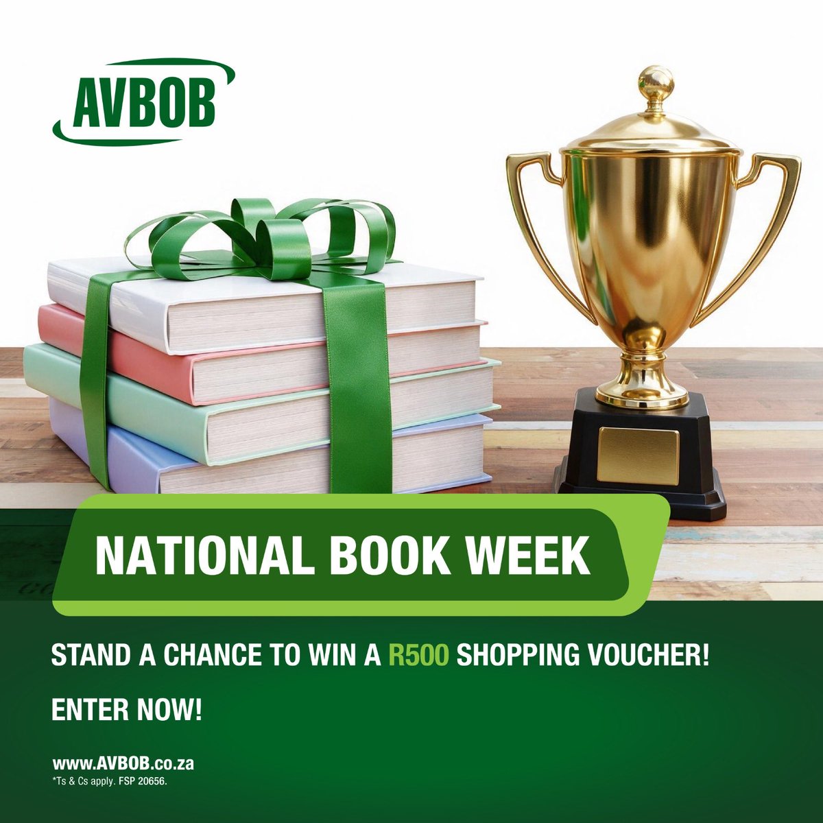 AVBOBSA's tweet photo. [COMPETITION ALERT🚨] To wrap up #NationalBookWeek, we’re giving you another chance to win 1 of 5 shopping vouchers worth R500 each. Guess the words represented by these emojis: ❤️ + 📚

To enter: 
Comment your answer below. 
Tag @AVBOBSA 
Use the hashtag #NationalBookWeek 

The competition is open now and will end at midnight. Ts and Cs apply: 

https://t.co/pIImc9JkEa 

#AVBOBCares
