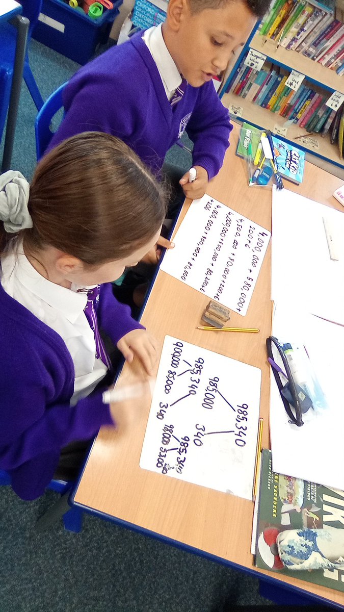 Class6Highpri's tweet photo. In #Highfieldsmaths we have been partitioning numbers as part of our place value journey https://t.co/YlzlFhYqWe