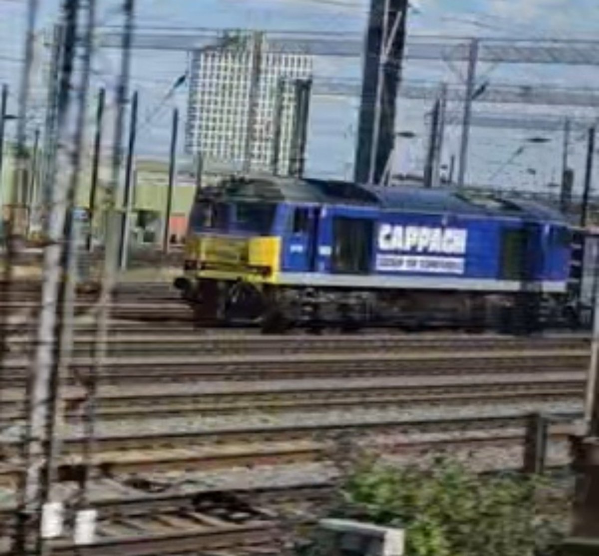 DanSpotter86's tweet photo. More photos 📸 of Cappagh rail Class 60028 seen here at Wembly years a d rather Unexpected on 31/07/26 on a glorious warm Summers Day. #Class60 #Cappagh #Wembleyyard #Wembley #Wembleyarena #Class60tug #Freighttrain #Trainspotting https://t.co/pxtvItmlgk