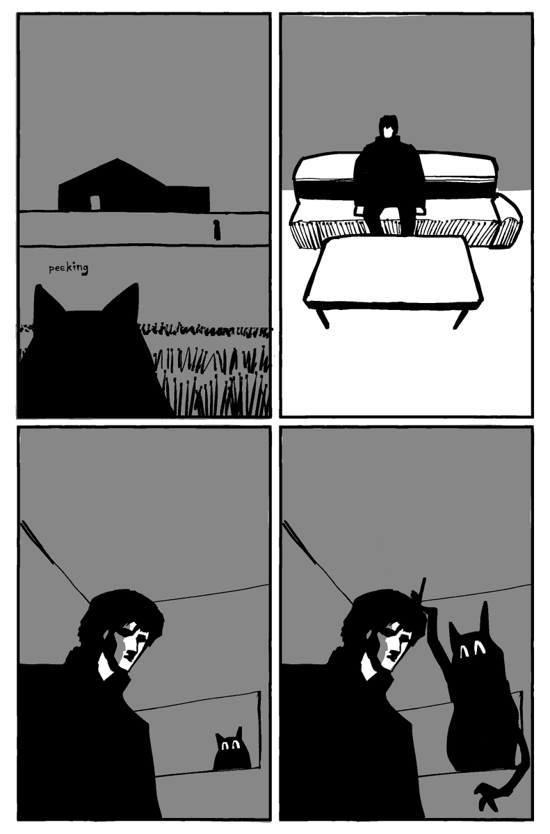 MUDDartZ's tweet photo. a short story about a hardworking painter with his imaginary friend #comic #drawing #oc https://t.co/DryVHXhuwT