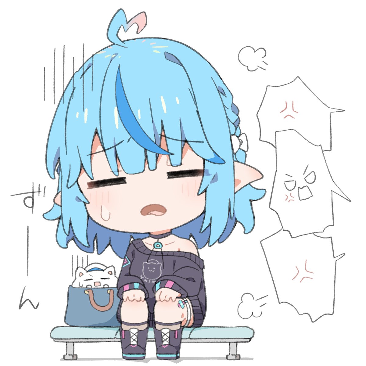 kinka0703's tweet photo. #らみあーと
バリ気まずいラミィちゃん☃️ https://t.co/Bm9XXbEvjK