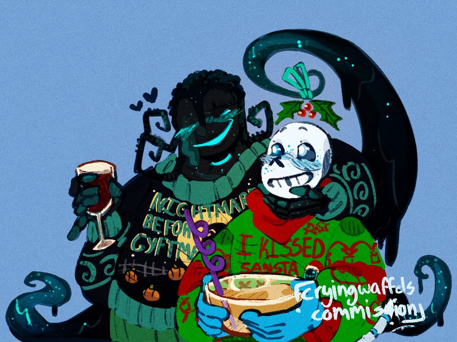 Lovestruckstarz's tweet photo. Happy 2 years to the love of my life @MaeBeanie 
I didn't have time to draw anything so I commissioned @cryingwaffels for literally us, us coded, then your Yuri yaoi slop /silly
(Sappy message below) https://t.co/MmBZr5FmpJ